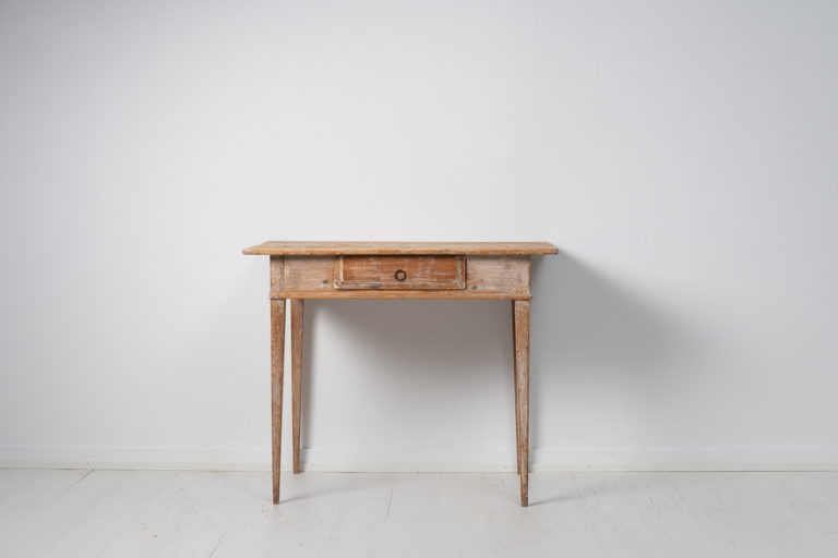 Swedish Gustavian Side Table with Rustic Patina