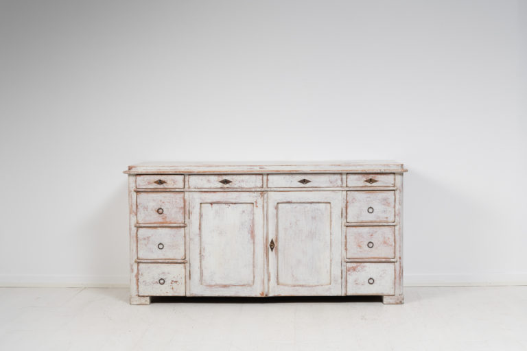 Low and Wide Swedish Sideboard with Drawers