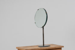 Art Deco table mirror from the 1930s from Sweden. The mirror is clean and simple with a timeless and classic design that fits every style