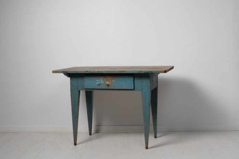 Unusual Swedish Country Table in Gustavian Style