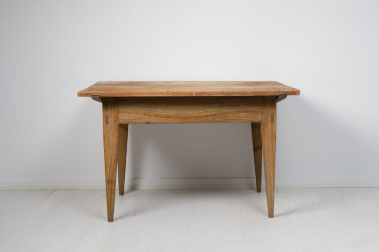Swedish Work or Dining Table in Folk Art