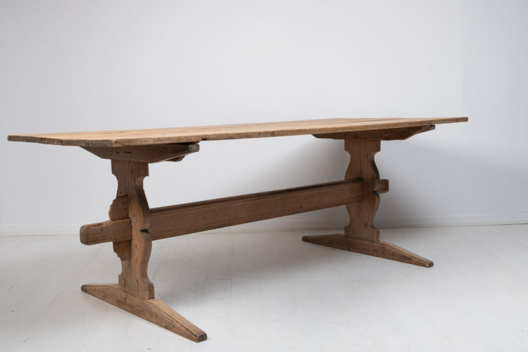 Large Dining or Trestle Table from Sweden