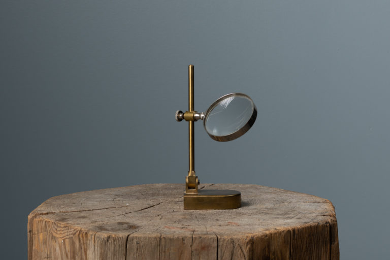 Antique Brass Magnifying Glass