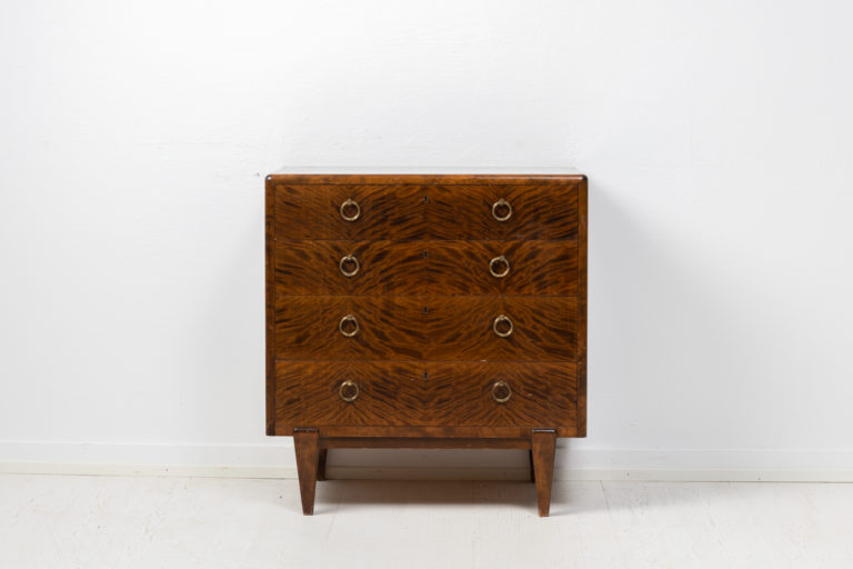 Swedish Art Deco Bureau in Birch