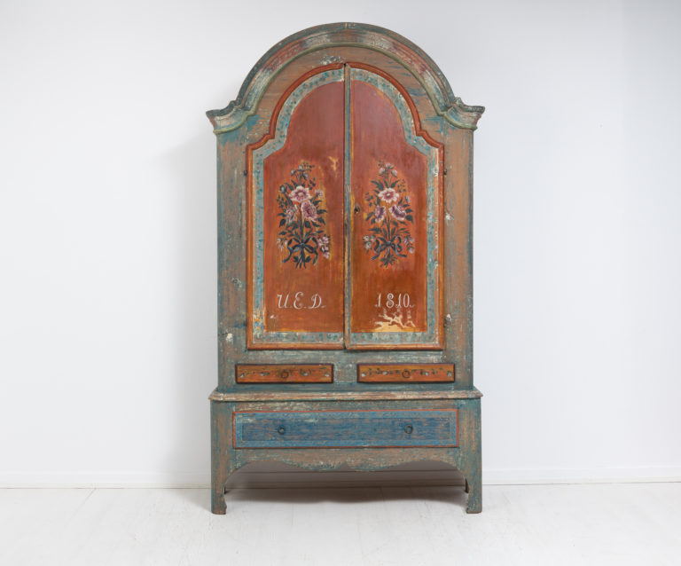 Folk Art Rococo Cabinet