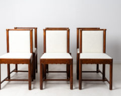 Chairs in the style of Axel Einar Hjorth from Sweden. The chairs are a set of 6, from the 1920s to 1930s and made in pine.