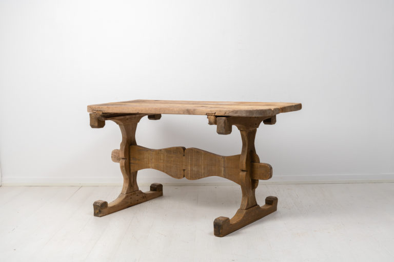 Antique Swedish Trestle Table