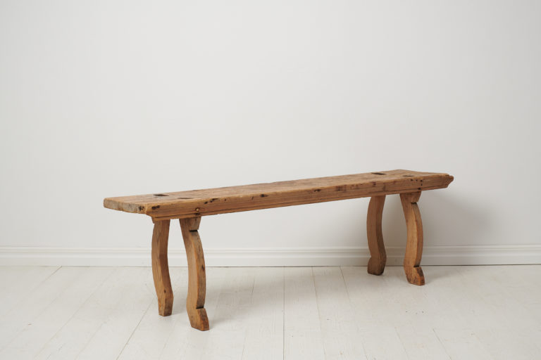Antique Primitive Swedish Bench