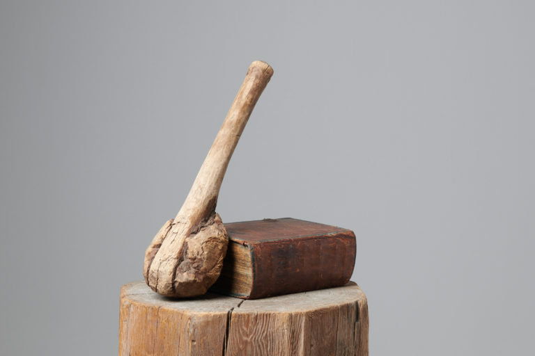 Antique Hand-Made Wooden Club