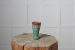Antique folk art mortar from Sweden made during the mid 1800s. The mortar is in untouched original condition with original paint.