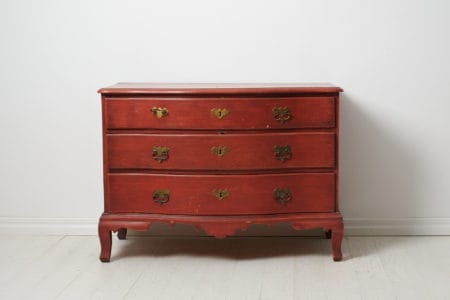 Swedish antique baroque bureau from the late 1700s in Sweden. Unveil the timeless charm of this Swedish antique baroque bureau