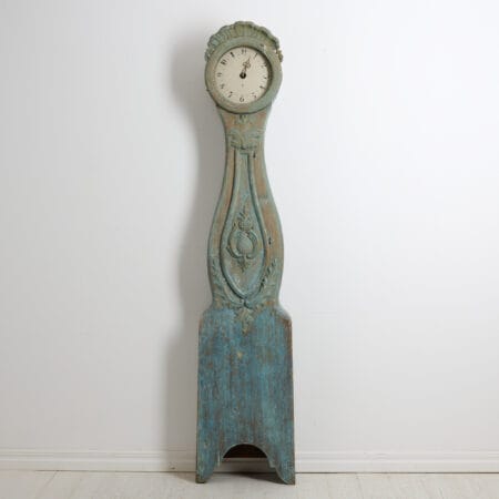 Antique long case clock from northern Sweden made by hand around 1810. The clock has its origin in northern Sweden in the county Härjedalen