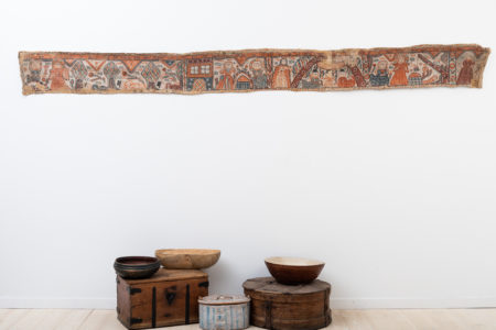 Swedish folk art painting from the late 1700s