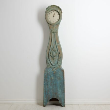 Antique long case clock from northern Sweden made by hand around 1810. The clock has its origin in northern Sweden in the county Härjedalen