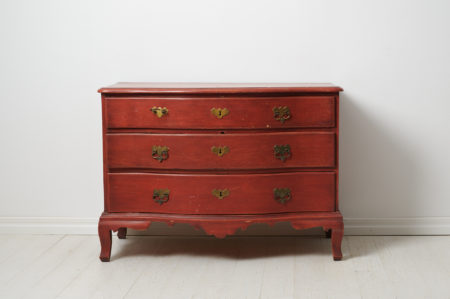 Swedish antique baroque bureau from the late 1700s in Sweden. Unveil the timeless charm of this Swedish antique baroque bureau